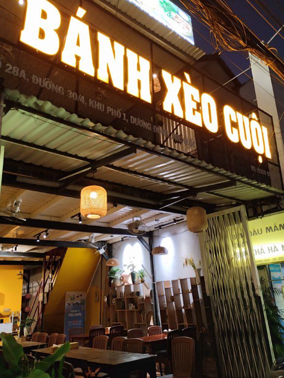 Dinner from Banh Xeo Cuoi Phu Quoc Vietnam