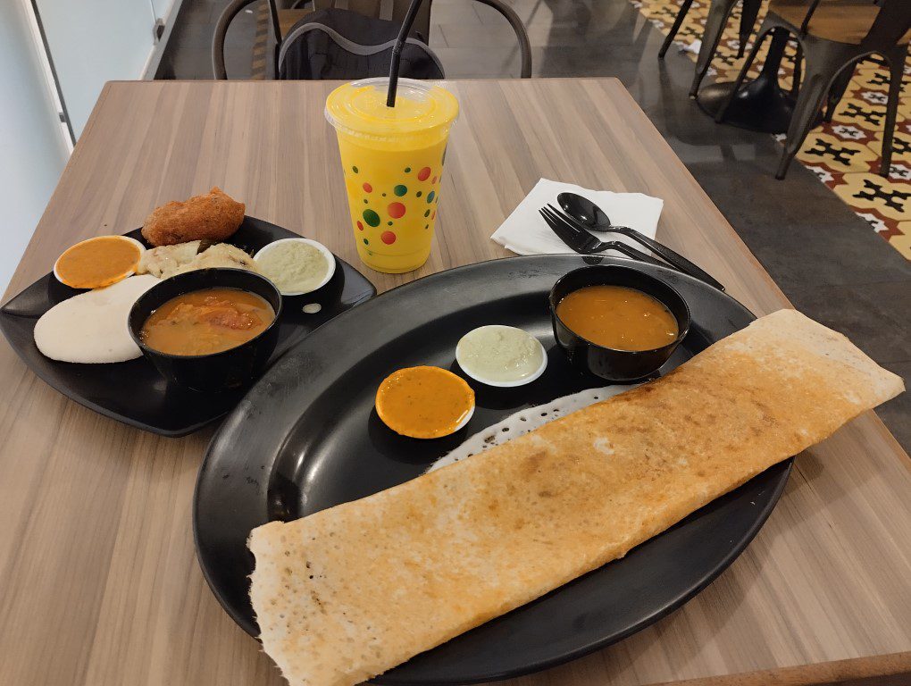 Kaveri Indian Vegetarian Priority Pass Combo 1 Special Masala Dosa Combo (Changi Airport T2)