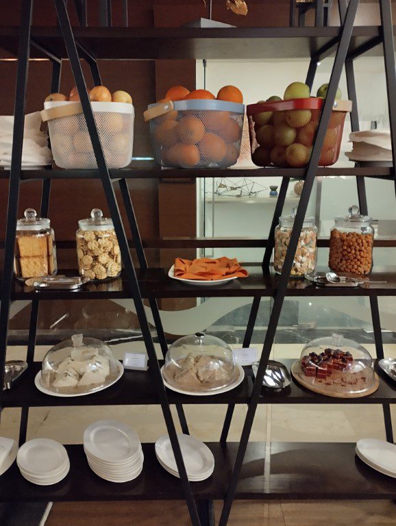 Sky Suite Airport Lounge KLIA Terminal 1 Food Selection - Fruits & Snacks