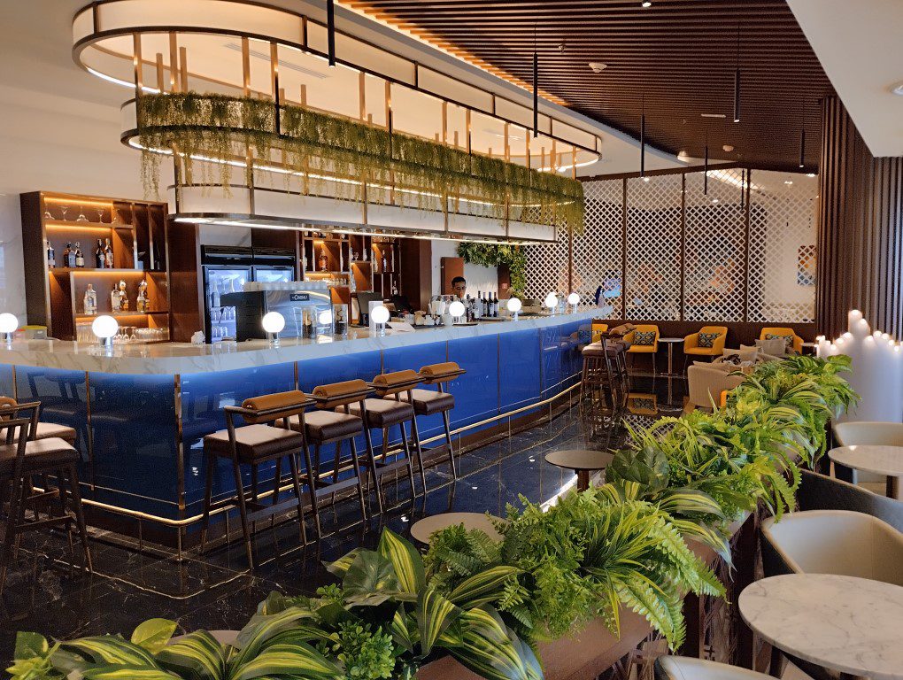 Bar inside Travel Club Lounge KLIA Terminal 1 Review with Priority Pass