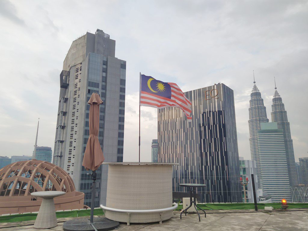 Views from Heli Lounge Bar (aka Helipad) Kuala Lumpur Roof Top Bar