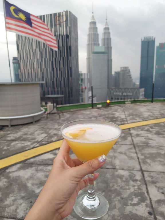 Take Off Cocktail from Helipad (aka Heli Lounge Bar Kuala Lumpur KL)