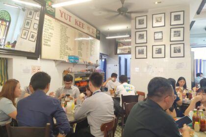 "Old School" Kopitiam setting inside Yut Kee Restaurant Kuala Lumpur