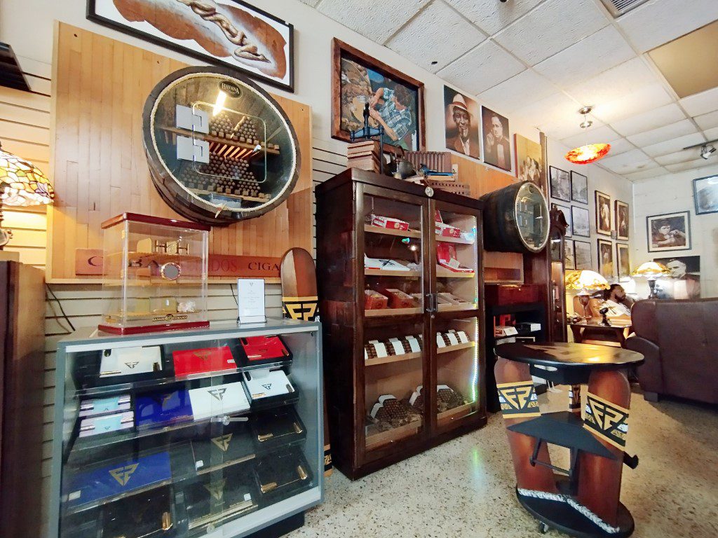 Cigars on display at Havana Classic Cigar Little Havana Miami