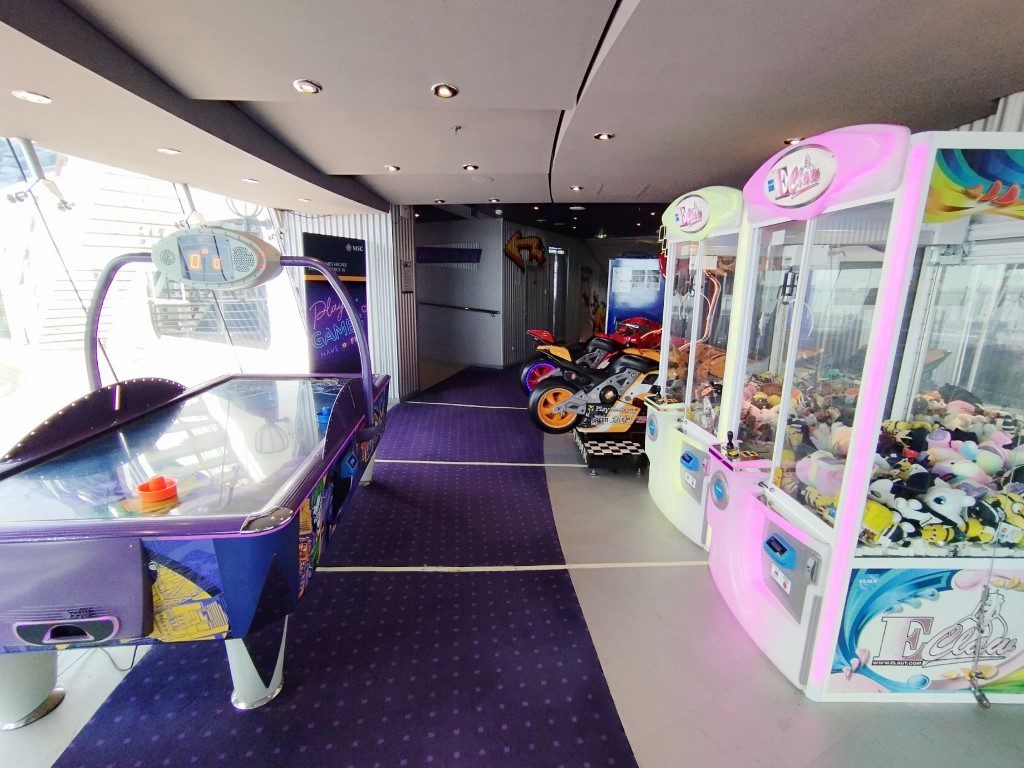 MSC Divina Video Games Arcade