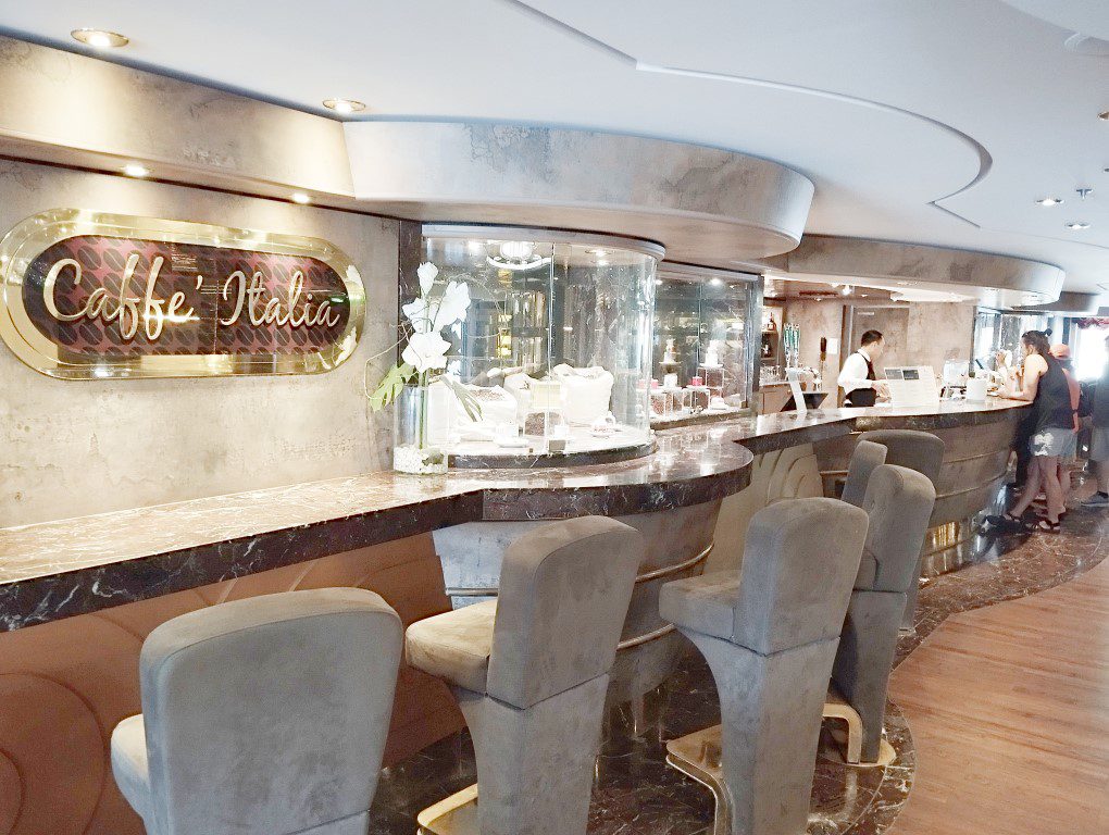 KLOVE Cruise MSC Divina Deck 7 - Cafe Italia