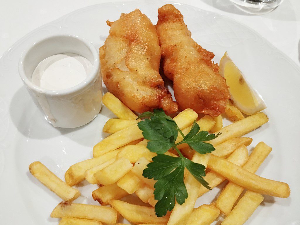 KLOVE Cruise 2024 Day 2 Lunch - Fish and Chips