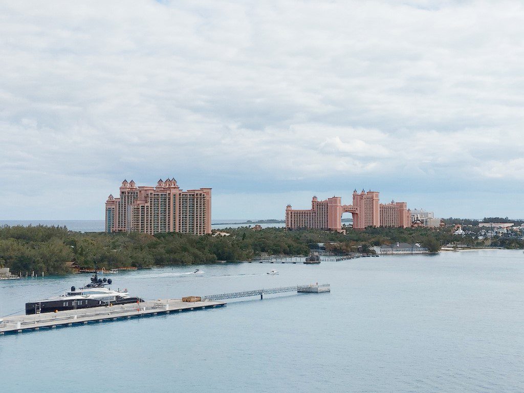 KLOVE Cruise 2024 - Close up of Atlantis Paradise Island Bahamas