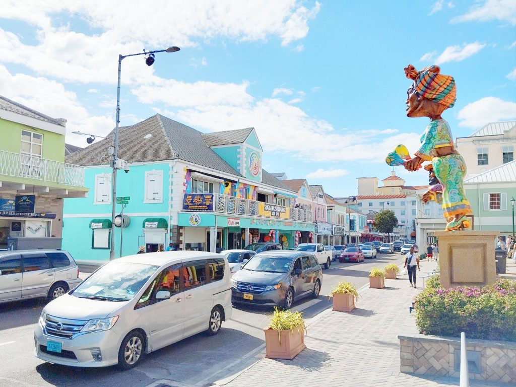 KLOVE Cruise 2024 - Nassau Bahamas Bay Street next to Straw Market