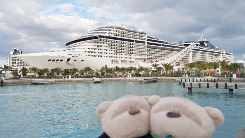 KLOVE Cruise 2024 Nassau Bahamas - 2bearbear with MSC Divina