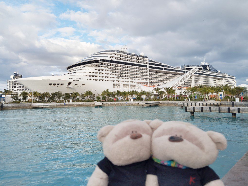 KLOVE Cruise 2024 Nassau Bahamas - 2bearbear with MSC Divina