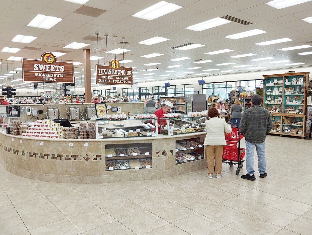 Inside Buc-ee's Daytona Beach Outlet, Florida.