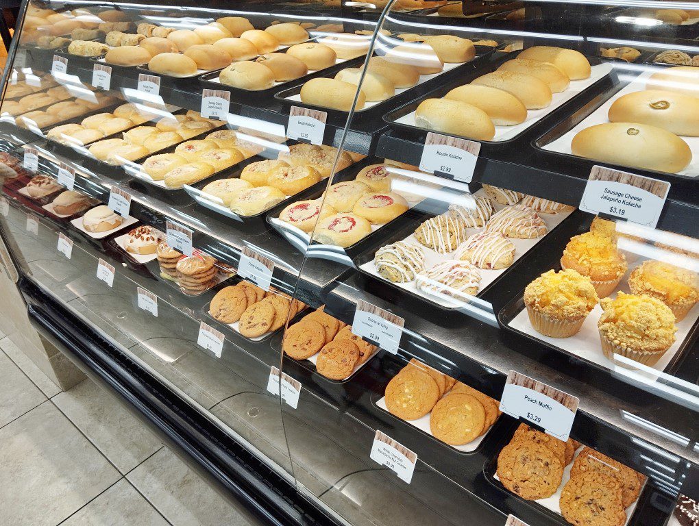 Kolache made fresh daily at Buc-ee's