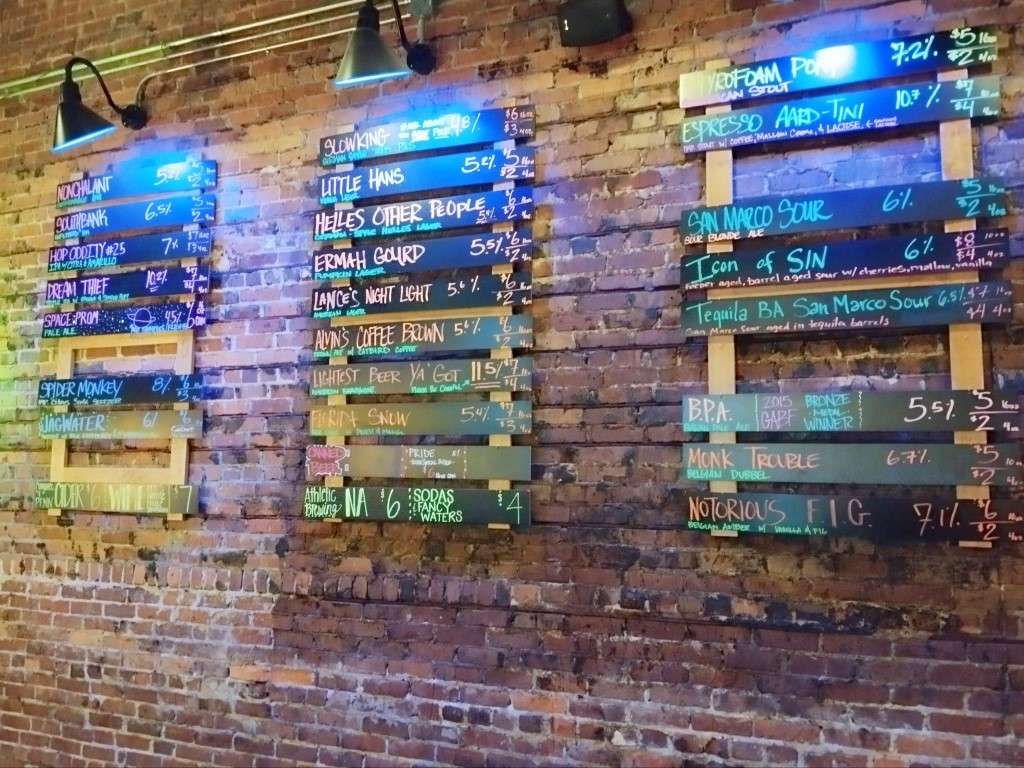 Beers available at Aardwolf Brewing Company Jacksonville Florida