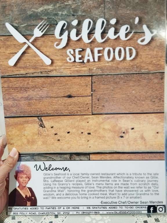 About Gillie's Seafood Charleston Review