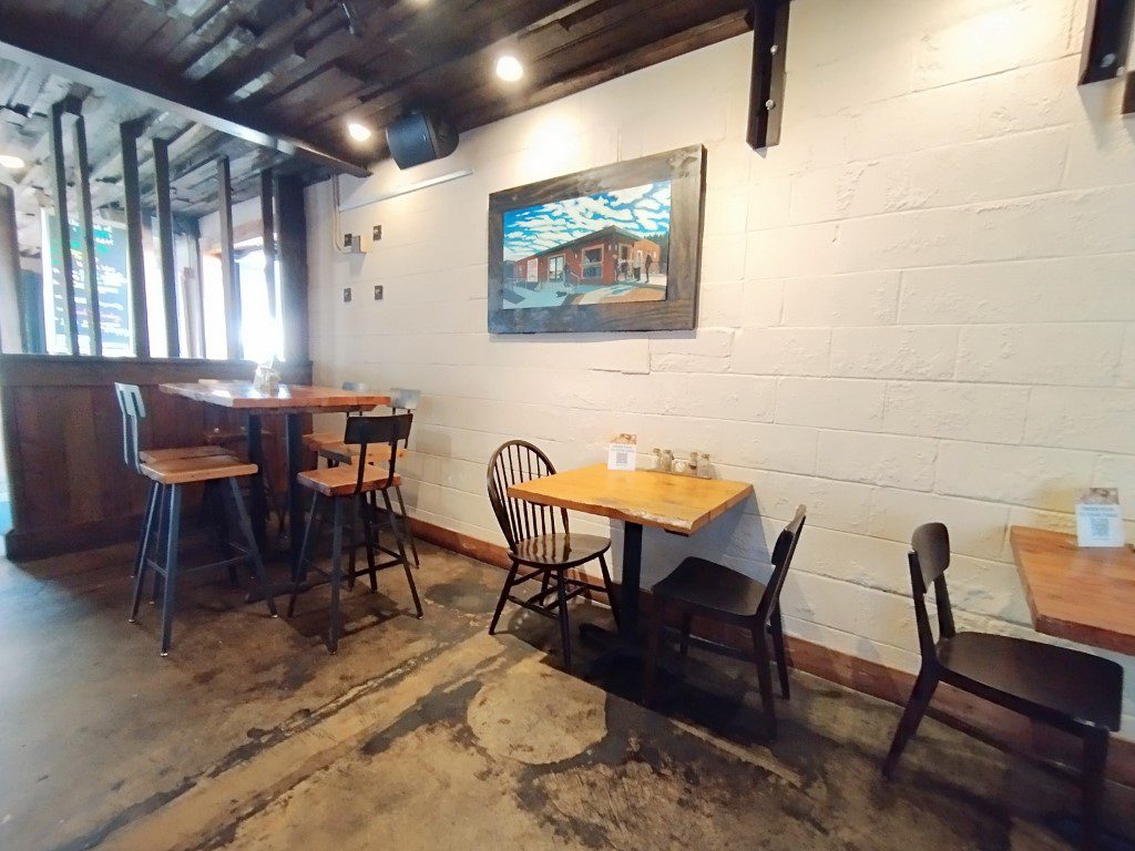 Legion Brewing Plaza Midwood Charlotte - Seats inside the Dining Area