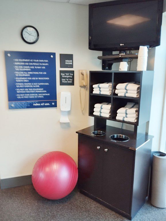 Hampton Inn & Suites Charlotte Arrowood Road - Gym / Fitness Center with water and gym towels available