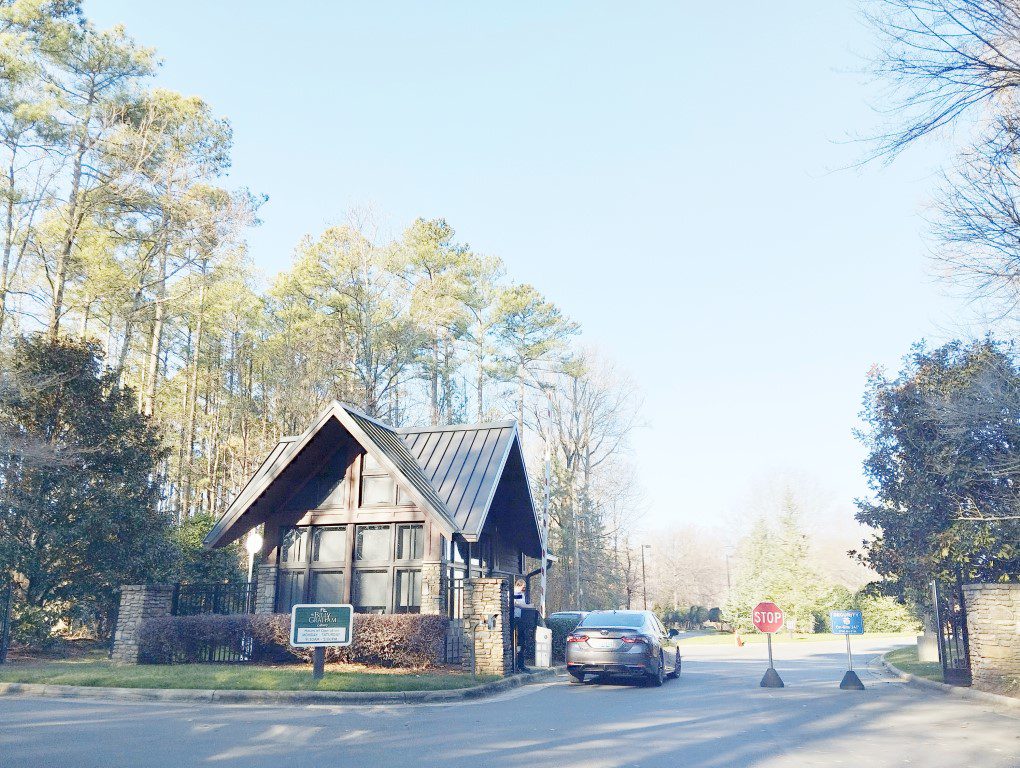 Passing the gates at Billy Graham Library