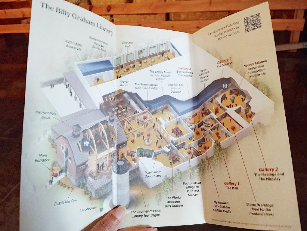 Billy Graham Library Map