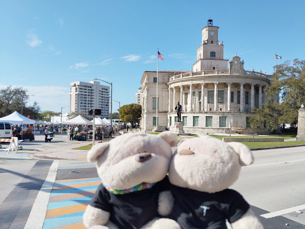 2bearbear at Coral Gables City Hall Miami