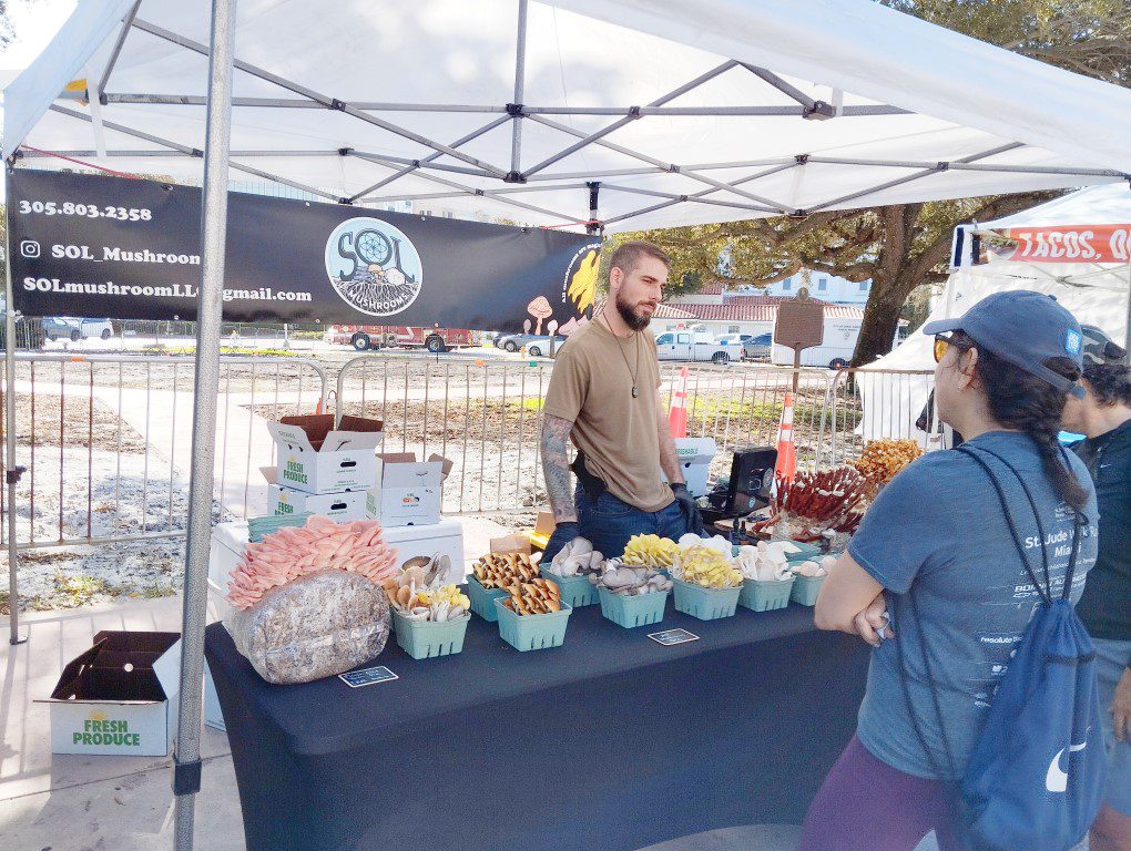 Farmers Market at Merrick Park Miami (Mushroom)