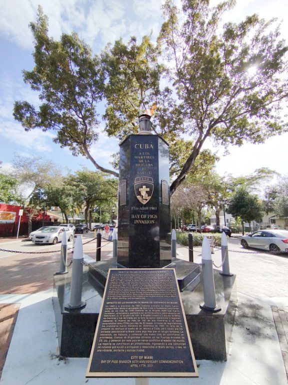 Monument (Bay of Pigs Invasion) at Little Havana Miami