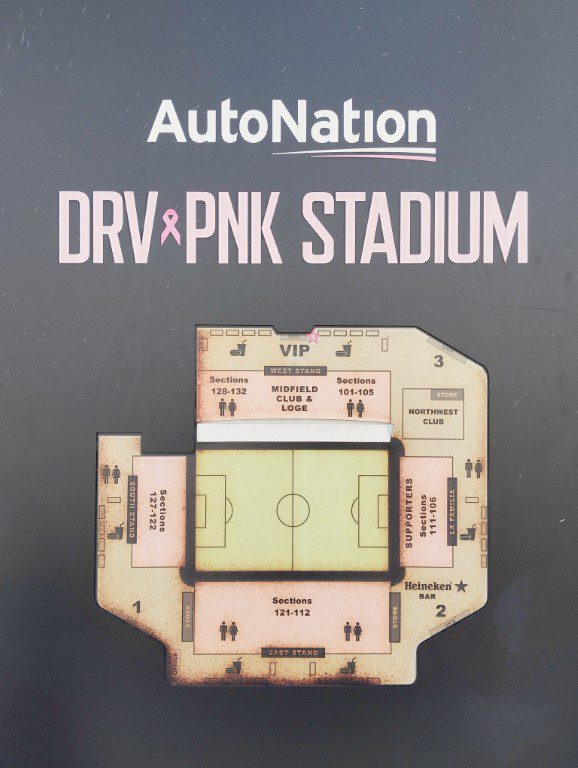 Layout and Map of Inter Miami Stadium (aka Chase Stadium)