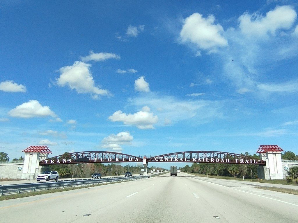 Trans Florida Central Railroad Trail Bridge enroute from Miami to Jacksonville