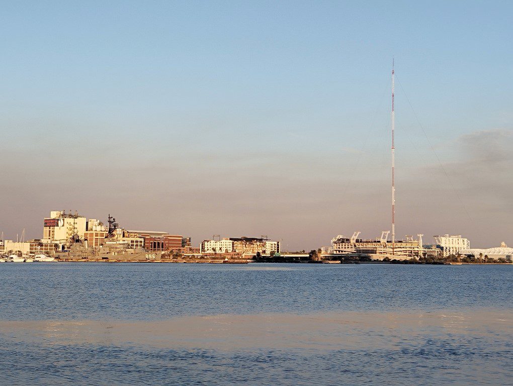 Sunset at Jacksonville River Walk