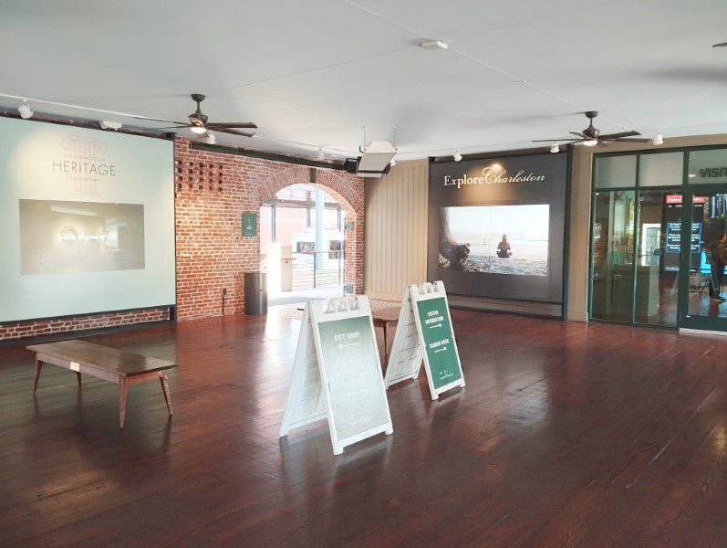 Inside Charleston Visitor Center