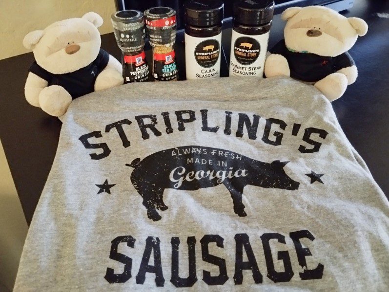 Shopping of spices and T-shirt at Stripling's General Store