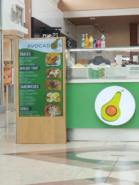 Avocado's Food inside Pembroke Lakes Mall - The Menu