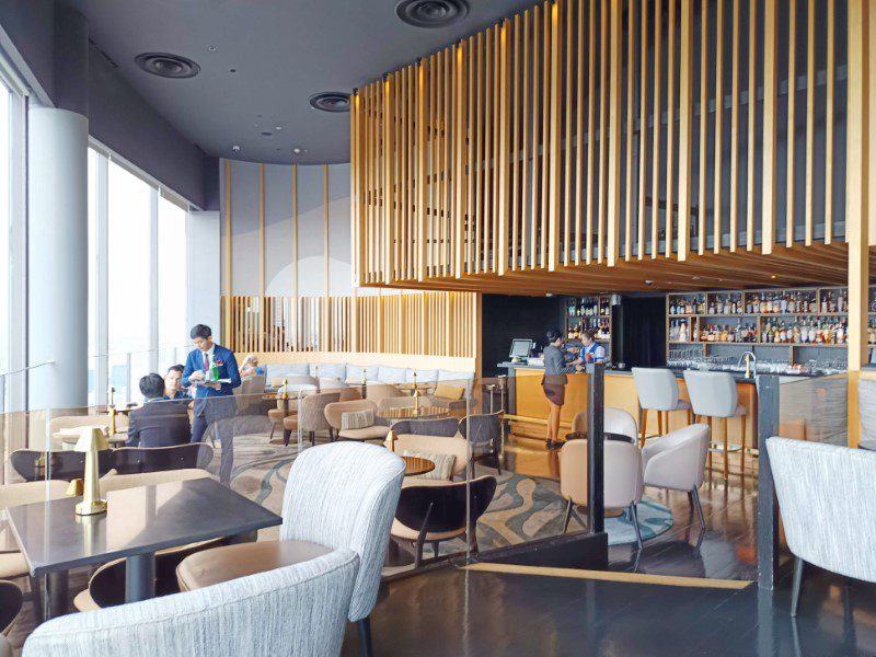 Inside SKAI Bar at Swissotel The Stamford