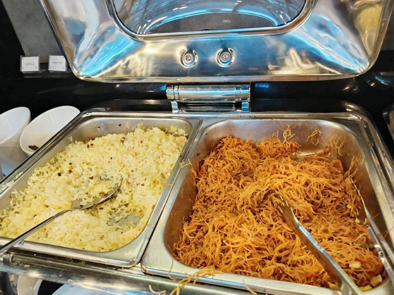 Hotel Faber Park Singapore Handwritten Collection Breakfast Buffet - Fried Mee Siam and Rice