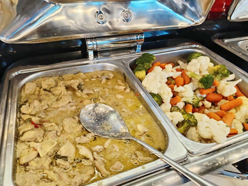 Hotel Faber Park Singapore Handwritten Collection Breakfast Buffet - Green Curry and Vegetables