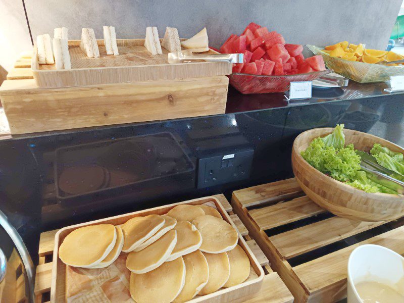 Hotel Faber Park Singapore Handwritten Collection Breakfast Buffet - Sandwiches Pancakes Salads and Fruits