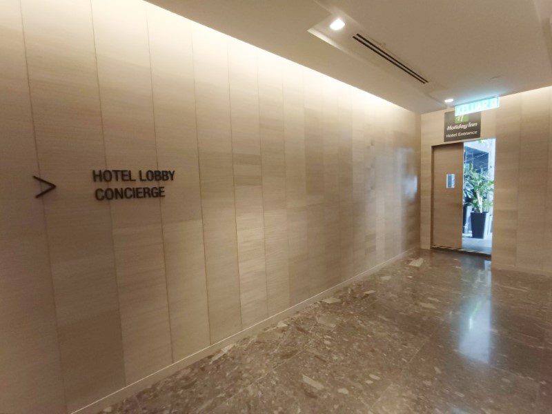 Head to level 7 of Holiday Inn Johor Bahru for connecting lifts to Komtar JBCC