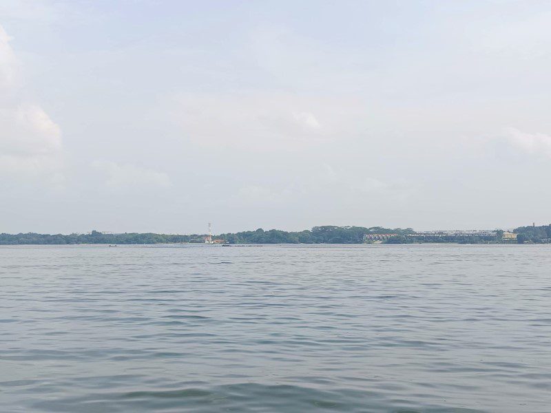 Views of Johor Strait from Hidden Garden by the Sea