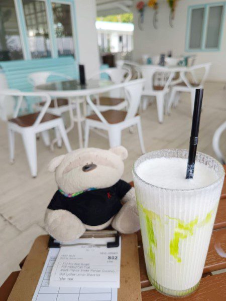 Hidden Garden by the Sea Review - Tropical Milk Shake Pandan Coconut (12RM)