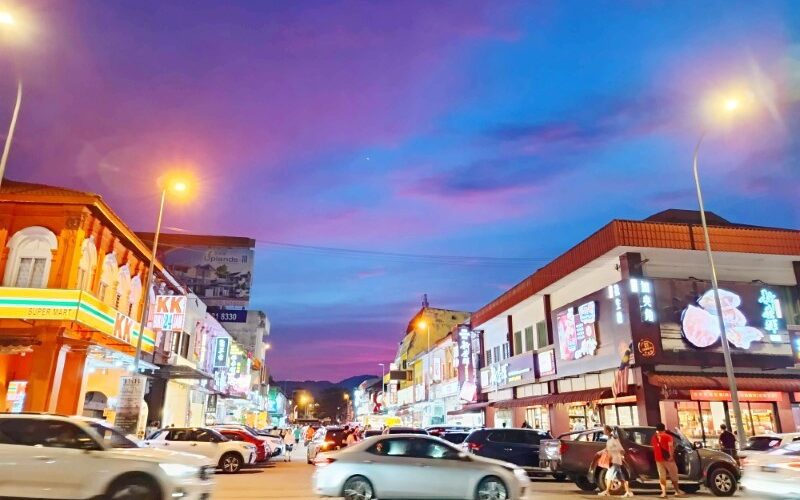 Beautiful Sunset in Ipoh City