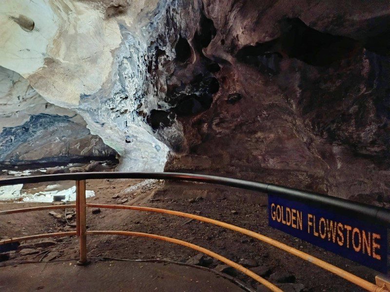 Golden Flowstones at Tempurung Caves (aka Gua Tempurung)