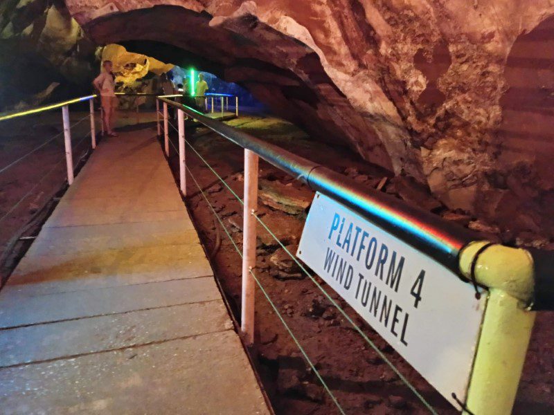 Platform 4 (Wind Tunnel) at Gua Tempurung (Tempurung Cave)