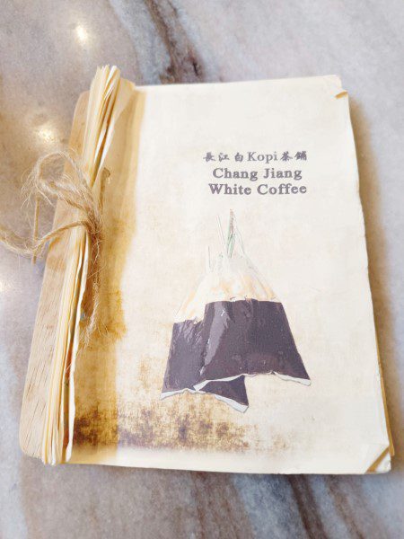 Chang Jiang White Coffee Kin Loong Valley Menu