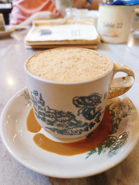 Chang Jiang White Coffee (Hot - 5.2RM) at Chang Jiang White Coffee Kin Loong Valley