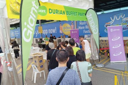 Durian Buffet at Giant Tampines Singapore