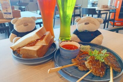 Asian Street Kitchen Priority Pass Review - A.S.K. Kaya and Butter Toast ($6) and Moo Ping ($12)