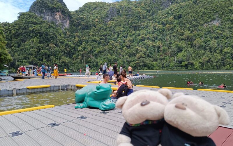 Dayang Bunting Marble Geoforest Park Freshwater Lake during Island Hopping from Resorts World Langkawi